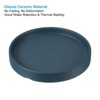 Unique Bargains Indoor Outdoor Glazed Ceramic Round Plant Pot Saucer 1 Pc - 3 of 4
