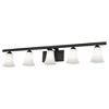 Livex Lighting Ridgedale 5 - Light Vanity in  Black - 4 of 4
