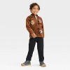 Toddler Boys' PAW Patrol Cozy Faux Shearling Zip-Up Top - Brown - image 4 of 4