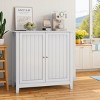 Modern Buffet Cabinet with 2 Doors, Compact Sideboard Storage for Living Room, Kitchen or Hallway – The Pop Home - 3 of 4