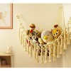 Aoibox Macrame Stuffed Animal Hammock with LED Light - Jumbo Plush Toy Organizer for Kids Room Decor - 3 of 4
