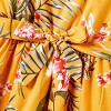 PATPAT Family Matching Mommy and Me Floral  Strap Midi Dresses and Splicing Short-sleeve T-shirts Sets - 4 of 4