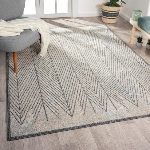 Luxe Weavers Marble Effect Abstract Gray 2x3 Area Rug : Target