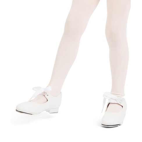 Capezio White Shuffle Tap Shoe Child 11 Wide Target