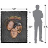 Three Stooges Stooges All Over Blanket 50"x60" Woven Tapestry - 2 of 4