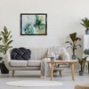 Stupell Industries Abstract Flower Petals Blooming Floating Frame Canvas Art, Black, 31" x 25" - 3 of 4