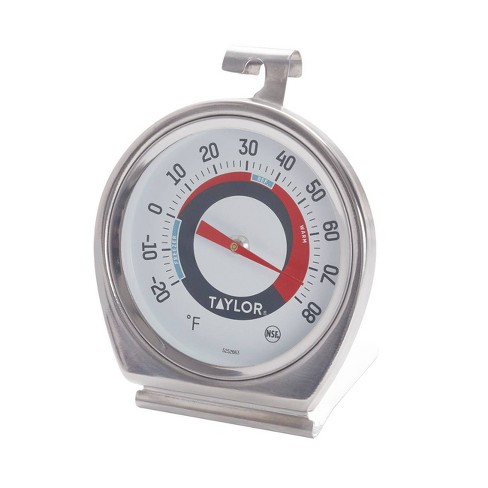 Taylor 3507 2 1/2 Dial Refrigerator / Freezer Thermometer