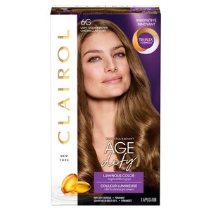 Clairol Age Defy Permanent Hair Color - 6G Light Golden Brown - 1 kit