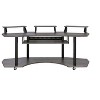 XIYUYEU Home Office Desk 83" L Morden Music Desk with 3 Desk Shelves for Study and Work - 3 of 4