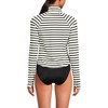 Lands' End Women's Long Sleeve Rash Guard Cover-up UPF 50 - 2 of 4