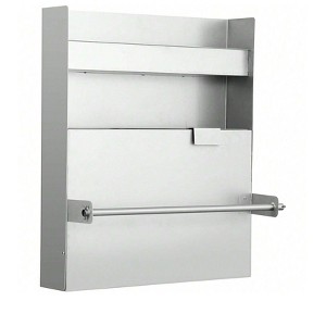 Dual Aluminum Helmet Storage Cabinet - Wall-Mounted Organizer for Trailer, Garage & Shop - 1 of 4
