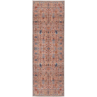 Rawlins Transitional Moroccan Tan/pink/blue Area Rug : Target
