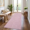 Modern Abstract Rug Washable Rug Non Slip, Low Pile Thin Foldable Mat - 2 of 4
