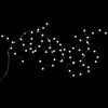 Northlight LED Lighted B/O Pom Pom Garland Christmas Lights - Warm White - 4.25' Clear Wire - 10ct - image 2 of 4