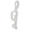 Simple Living Solutions Set of 100 Clear Max Pro Anywhere Christmas Light Clips - 2 of 3