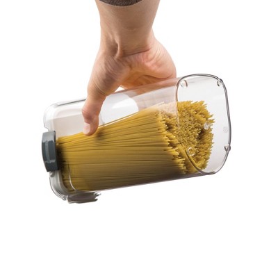 Prepworks 2.4qt Pasta ProKeeper: Pasta Storage & Organizer, Dishwasher-Safe, Clear/White/Gray