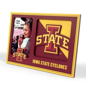 NCAA Iowa State Cyclones Logo 4" x 6" Picture Frame: MDF Tabletop Rectangle Frame - 1 of 4