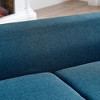 Gulches Large Dog Sofa with Backrest, Armrests and Short Legs in Blue - 3 of 4