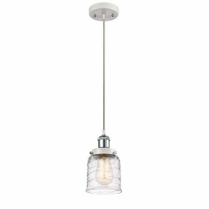 Bell - 1 Light Cord Hung Mini Pendant In Industrial Style-10 Inches Tall and 5 Inches Wide - 1 of 1