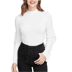 Rachel Roy Womens Ruffle-Sleeve Knit Sweater - 1 of 1