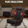 GTPLAYER Gaming Rocker, Swivel Chair, Foldable Game Chair, Breathable Leather - 3 of 4