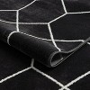 LunaLulinlk Trellis Geometric Woven Area Rug - 3 of 4