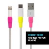 Nite Ize CordCollar Cord ID and Protection - Cable Protector & Management Accessory - Colorful & Durable, Reinforces Cords - Assorted Colors, 8 Pack - 3 of 4