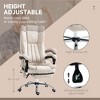 PAGED Ergonomic Office Chair High Back Computer Chair with 6 Point Massage, Heat and Retractable Footrest, Swivel Desk Chair for Office - 4 of 4