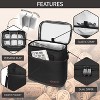 OPUX Wine Bag, 4,6 Bottle Cooler Insulated Tote Carrier Travel Picnic BYOB, Leakproof Padded Portable Party Christmas Gift - 4 of 4