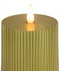7" HGTV LED Real Motion Flameless Gold Candle Warm White Lights - National Tree Company - 3 of 4