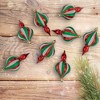 Northlight 8ct Traditional Colors Shatterproof Finial Christmas Ornaments, 4.75" - 2 of 4