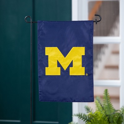 Evergreen NCAA University Of Michigan Garden Applique Flag 12.5 x 18 Inches Indoor Outdoor Decor