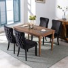 NicBex Modern Velvet Tufted Dining Chairs Set of 2 with Backstitching Nailhead Trim,Wing-Back Upholstered Kitchen Chairs,Living Room Chairs - 4 of 4