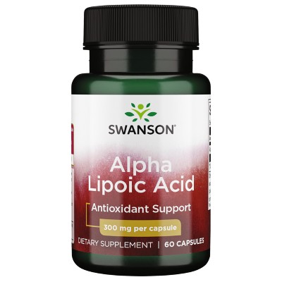 Swanson Dietary Supplements Alpha Lipoic Acid 300 Mg 60 Caps : Target