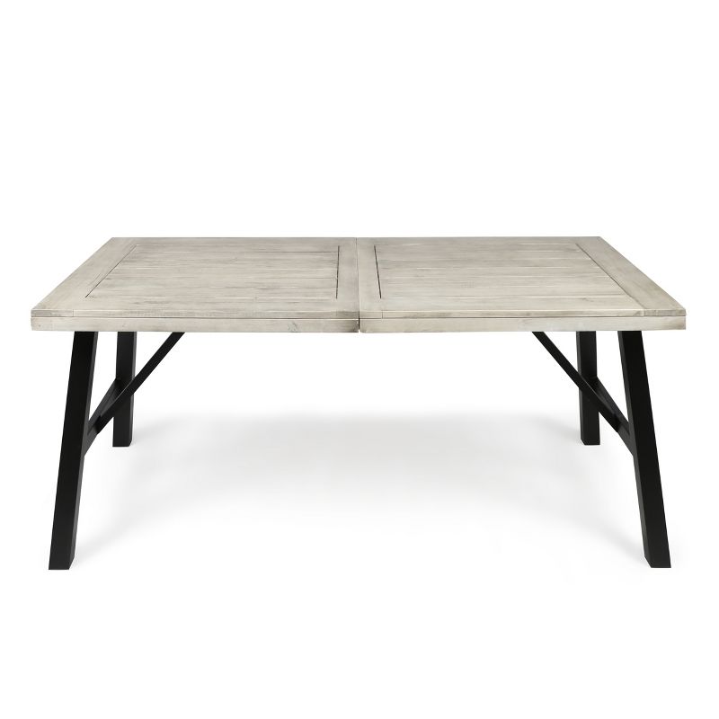 Borocay Rectangle Acacia Dining Table - Christopher Knight Home, 1 of 7