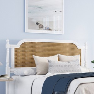 Melanie Wood Headboard White (Frame Not Included) - Hillsdale Furniture - 1 of 4