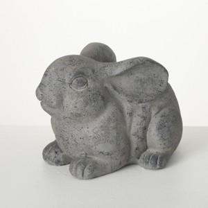 8.5"H Sullivans Charcoal Rabbit Planter, Gray - 1 of 4