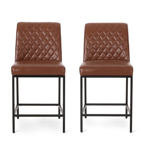 Diamond stitch bar stool new arrivals