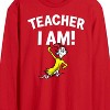 Men's - Dr. Seuss - Teacher I Am Sam I Am Long Sleeve Graphic T-Shirt - 2 of 4