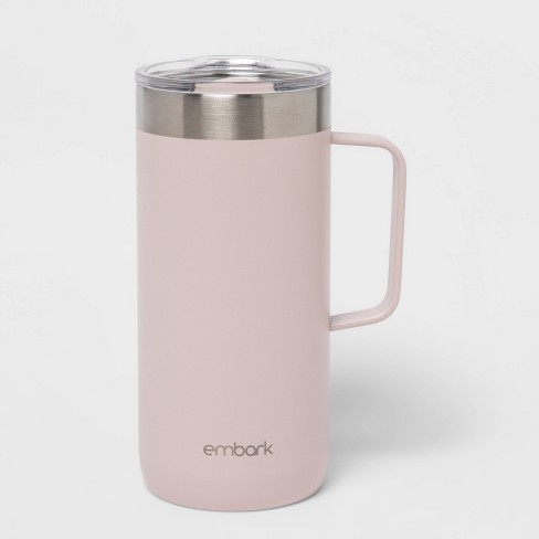 24oz Stainless Steel Camp Mug Blush - Embark™ : Target