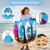 Tirrinia Hooded Microfiber Beach Towels for Womens Mens Teens, Surf Cape Changing Towel Robe, Oversized Quick-Dry Beach Towel, Gift Ideas for Moms - 2 of 4