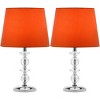 Derry 15 Inch H Stacked Crystal Lamp (Set of 2) - Safavieh - image 3 of 4