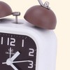 REGALWOVEN Analog Battery Powered Metal Alarm Alarm Clock 3.5"L x 2.2"W x 5.5"H 1 Pc - 3 of 4