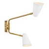 Lark Birdie 2 - Light Sconce in  Lacquered Brass/Matte White - 3 of 4
