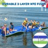 Huxxion Floating Water Mat 9/12/18 Ft, 3 Layer Tear Resistant XPE Foam Floating Mat for Lake Pool Beach and Ocean - 4 of 4