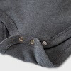 Baby Boys' Animal Long Sleeve Bodysuit with Pocket - Cat & Jack™ Charcoal Gray - image 4 of 4