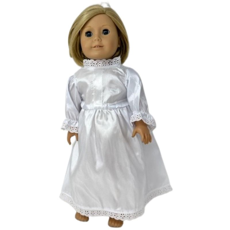 Doll Clothes Superstore Wedding Communion Confirmation Dress Compatible With 18 Inch Girl Dolls Like Our Generation American Girl My Life Dolls, 3 of 5