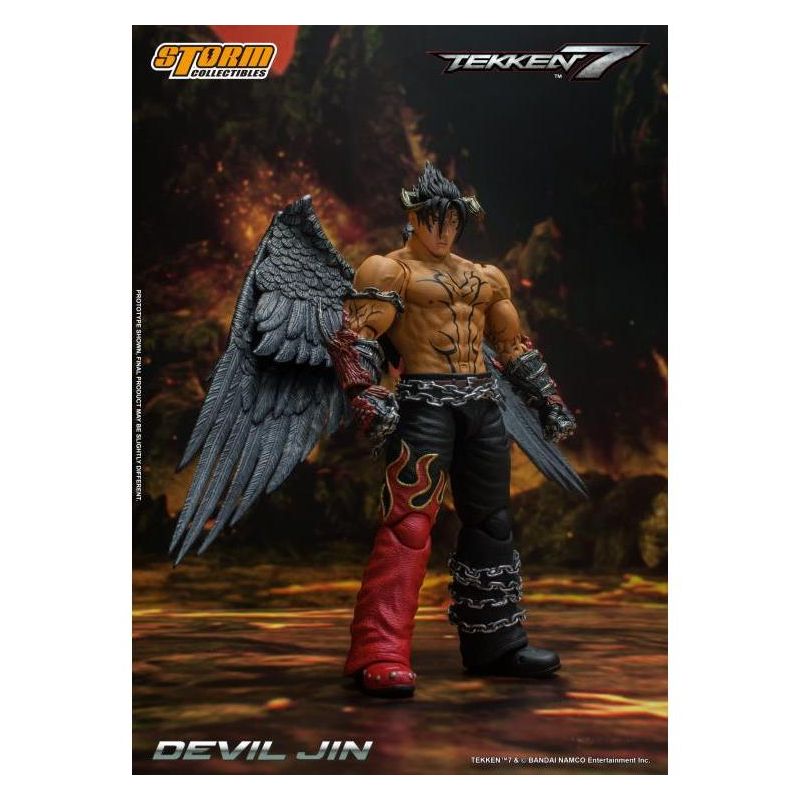 Devil Jin 1:12 Scale Figure I Tekken | Storm Collectibles Action figures, 3 of 6