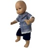 Doll Clothes Superstore Shirt And Cargo Shorts Fits 15-16 Inch Baby Dolls - image 3 of 4