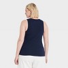 Women's Slim Fit Ribbed Tank Top - A New Day™ - 2 of 3